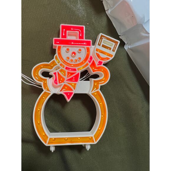 Dept 56 Bright Lites Snowman Village Accessory Original Snow Village batteries - Picture 2 of 5